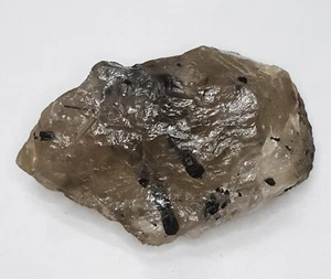 Piedra preciosa suelta certificada rutilo negro natural sin cortar áspera 649,32 quilates sin tratar - Imagen 1 de 8