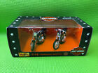 New Maisto Harley Davidson Motor Cycles 2 Pack 1:18 Collector Damaged Box