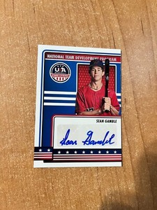 2023 Stars & Stripes - Sean Gamble - National Team Development Program Auto