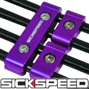 3PC PURPLE WIRE SEPARATOR FOR 8MM 9MM 10MM MSD NGK TAYLOR EXCEL ACCEL SBC - Bild 1 von 1