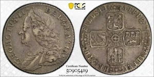 1757 G.B. George II 6 Pence Sixpence PCGS XF40 Lot#G9374 Silver! S-3711 - Picture 1 of 4