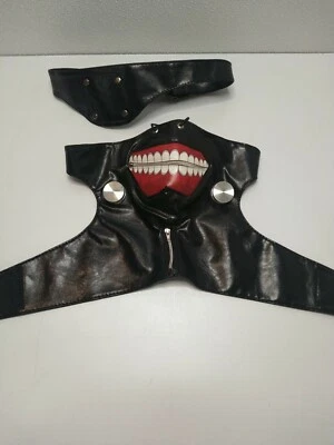 2PCS Tokyo Ghoul Ken Kaneki Face Masks Cotton Anime Face Mask And Eye Patch - Image 1 of 3