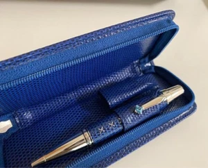 [N-NEUWERTIG mit Etui]MONTBLANC Boheme Boheme Jewels hellblauer Topaze Kugelschreiber - Bild 1 von 5