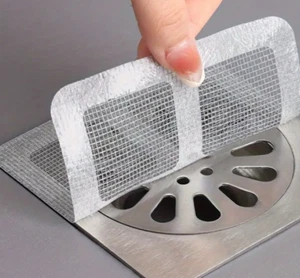 Disposable Shower Drain Hair Catcher 5 X Mesh Sewer Sink Drain Strainer Bathroom - Picture 1 of 5