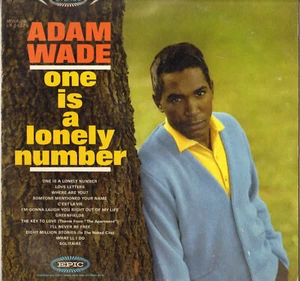 ADAM WADE "ONE IS A LONELY NUMBER" POP VOCAL LP EPIC BN 26026 STEREO - Picture 1 of 3