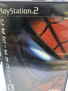 Spiderman PS2 CIB Sony PlayStation 2 2002 1st Print Black Label Complete w/ Reg - Picture 1 of 5