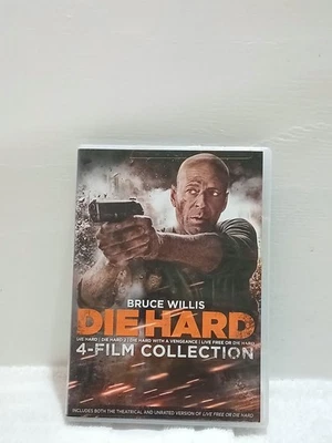 Bruce Willis Die Hard 4-Movie Film Collection DVD Set - Image 1 of 4