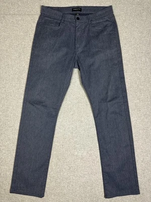 Kenneth Cole New York Jeans Mens 32x32 Blue Stretch Denim Straight Leg 5-Pocket - Image 1 of 4