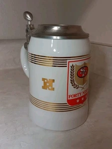 Lite Beer Collectors Stein Pro Sports Stein San Francisco Forty Niners 49ers - Picture 1 of 11