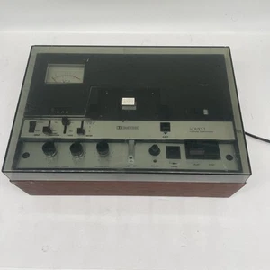 Advent Model 201 Stereo Cassette Player Recorder VTG Wood Grain Silver *PARTS RE - Picture 1 of 19