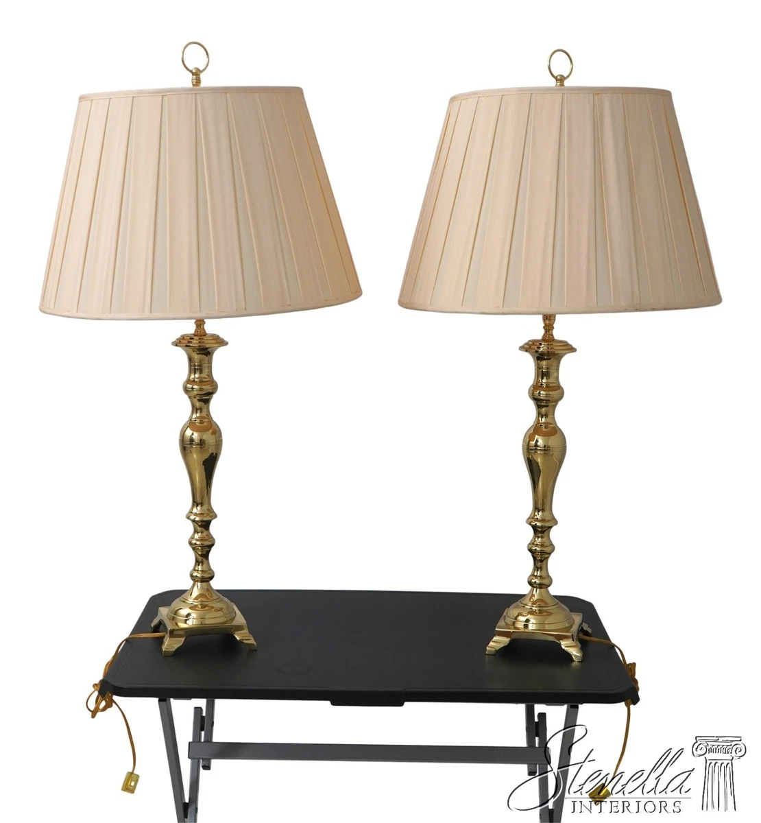 40084-4, 2-Pack Set - One-Light Candlestick Table Lamp, Contemporary – Aspen Creative Corporation