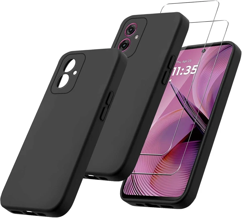 Coque Etui + Verre Trempé pour Motorola Moto G05 G14 G15 G24 G34 G35 G55 G56 G84 - Photo 1/1