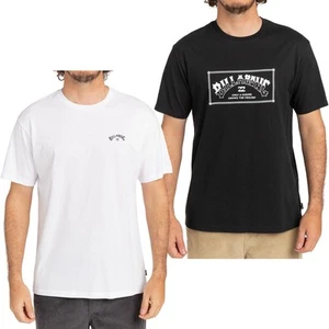 Billabong Mens Arch Wave Short Sleeve Crew Neck Cotton T-Shirt Top Tee - Picture 1 of 11