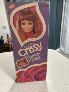 Vintage 1969 "Swirla Curler Chrissy" Growing Hair 18" Doll by Ideal, Unused - Picture 1 of 4