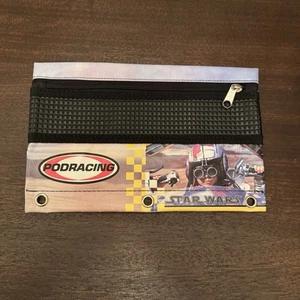 VTG Star Wars Episode 1 Anakin Pencil Pouch School Supply 3 Ring Binder Bag - Picture 1 of 12