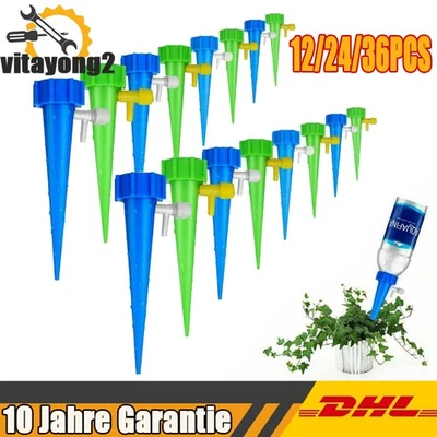 Wasserspender Pflanzen automatische Tröpfchenbewässerung Urlaub gießen bewässern - Bild 1 von 4