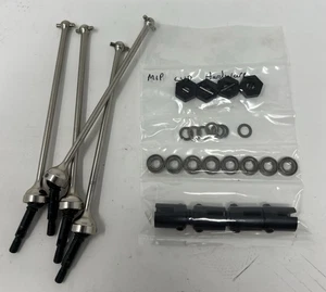 Tmaxx MIP Shiny CVD Supermaxx HCR Emaxx RC Monster Traxxas Truck Driveshaft - Picture 1 of 9