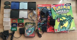 Pokémon Gen 3 Lot Ruby Sapphire Emerald FireRed LeafGreen GBA Nintendo - Picture 1 of 19