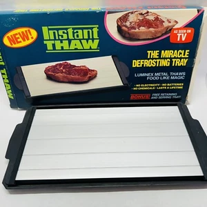 Instant Thaw Original Steak Meat Food Miracle Defrosting Thawing Tray NEW - Picture 1 of 7