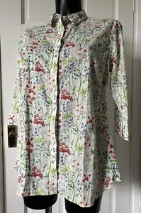 Ladies Liberty London Print Shirt Blouse Tana Lawn Cotton  Size 12 BNWT Drake’s - Picture 1 of 24
