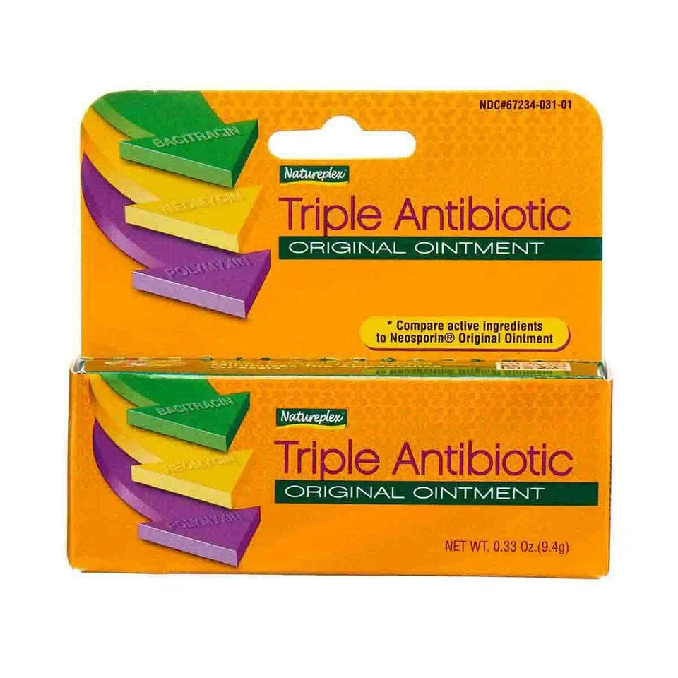 Pacote com 12 pomadas antibióticas triplas NaturePlex 0,33 oz – cura e proteção - Imagem 1 de 1