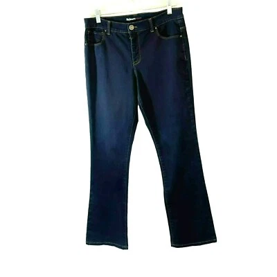 Pantalones de mezclilla Style & Co para mujer talla 10 control de barriga modernos corte bota lavado oscuro elásticos Foto 1 de 4