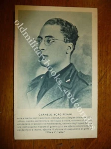 LUTTINO CARTOLINA DI CARMELO BORG PISANI IRREDENTISMO MALTESE PERFETTA FASCISMO - Picture 1 of 1