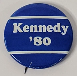 Prendedor político de campaña Kennedy '80 botón pinback de colección 1 3/8" - Imagen 1 de 19