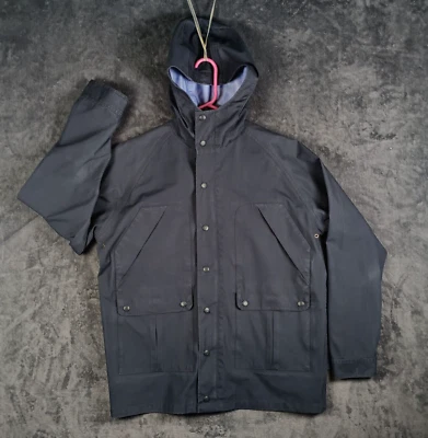 Penfield Jacket Men Small Blue Water Resistant Hooded Utility Barn Chore Coat - Image 1 of 4