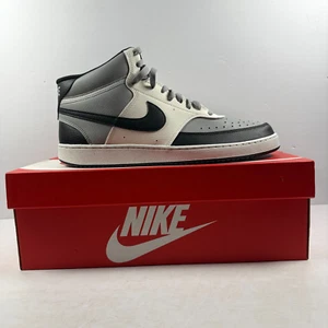 Nike Court Vision Mid NN Shoes Mens 11.5 Smoke Grey Black Sail DN3577002 - Picture 1 of 9