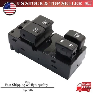 For 2009-2020 Nissan 370Z Coupe Black Front Driver Side Window Switch - Picture 1 of 12