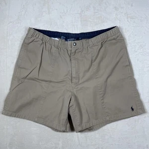 Polo Ralph Lauren vintage pantaloncino uomo XL marrone chino vita elasticizzata anni 90 - Foto 1 di 18