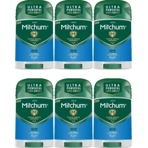 Mitchum Deodorant & Anti-Perspirant Triple Odor Defense Ice Fresh Men 41GM x 6