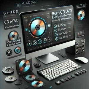 Disc Burner Software Suite – CD DVD Blu-ray Backup, Copy & Burn Windows - Picture 1 of 7