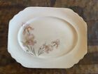 Vintage Limoges Peach Blo May Flower Tray / Platter (15?X12?)