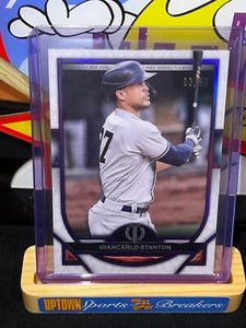 2021 TOPPS TRIBUTE BASEBALL PURPLE #3/50 GIANCARLO STANTON Yankees