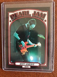 2013 JEFF AMENT PEARL JAM WRIGLEY FIELD CHICAGO CUBS TRADING CARD BASEBALL