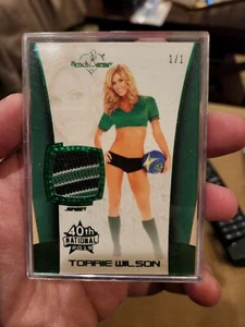 2019 40th National BENCHWARMER TORRIE WILSON Patch Swath Worn Card  1/1 WWE - Picture 1 of 3