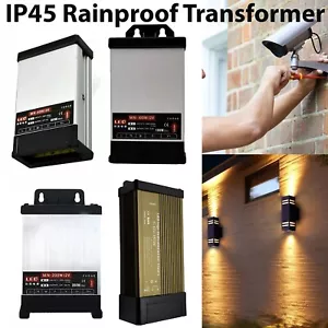Fuente de alimentación conmutada impermeable IP43 DC12V 60-400W 220V LED transformador exterior - Imagen 1 de 39