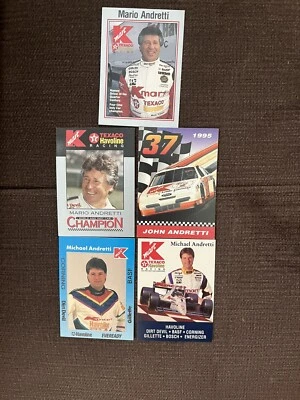 Mario Andretti..,Michael Andretti..,John Andretti NM   - Image 1 of 2