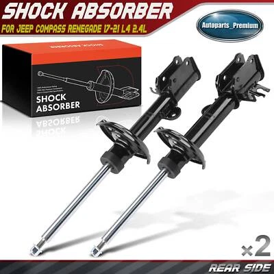 Amortiguador trasero lateral 2 piezas para Jeep Compass 2017-2021 Renegade 2017-2021 L4 2,4 L Foto 1 de 4