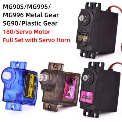 MG995 MG996r SG90 9g MG90s 180° Micro Servo Motor for RC Fixed wing Aircraft - Bild 1 von 4