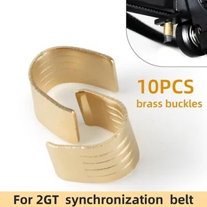 Abrazadera de cinturón 2GT hebilla de cobre 10 piezas para cinturón de goma de distribución abierta de 6 mm de ancho - Imagen 1 de 6