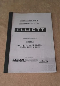 Elliott Progress Bohrmaschinen Handbuch - Bild 1 von 1