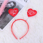  4 PCS Hair Hoops Girls Headbands Red Accessories Sequin Three-dimensional