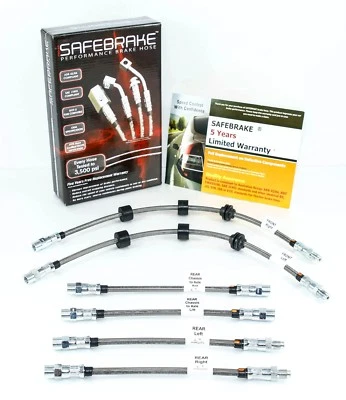 Se adapta a BMW E34 525/3.0/3.4/3.5/3.8/M4.0/M5 1987-1996 - Líneas de rendimiento Safebrake Foto 1 de 4