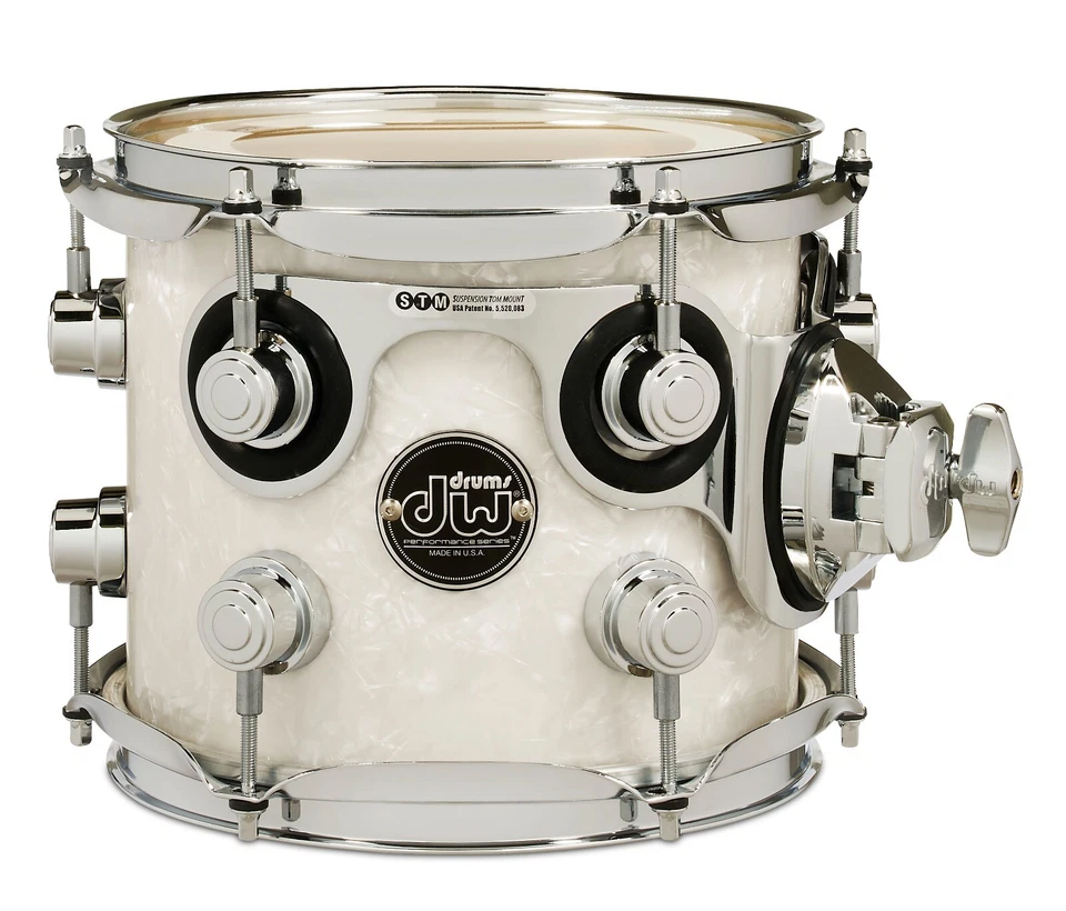 DW Performance Series Drum 8 in. Maple White Marine Pearl Tom - Image 1 of 1