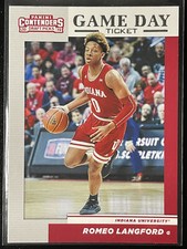 2019 Panini Contenders Draft Picks #9 Romeo Langford Game Day Ticket RC