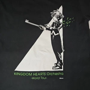 Kingdom Hearts Orchestra World Tour Official Merch Black Tshirt L size - Picture 1 of 6