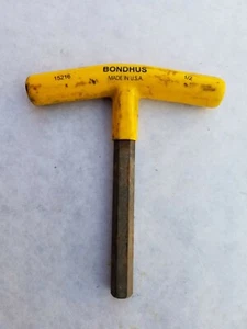 BONDHUS 15216 HEX T-HANDLE 1/2" - Picture 1 of 2